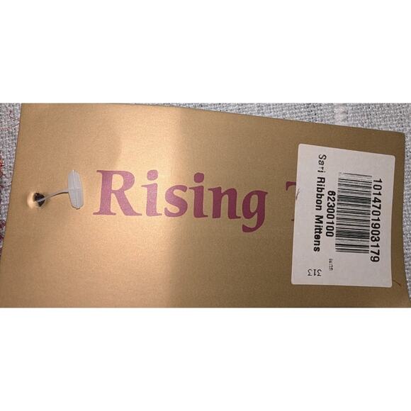 NWT Rising Tide 100% Recycled Silk Mittens Polar Fleece Line Multicolor One Size - Picture 6 of 8